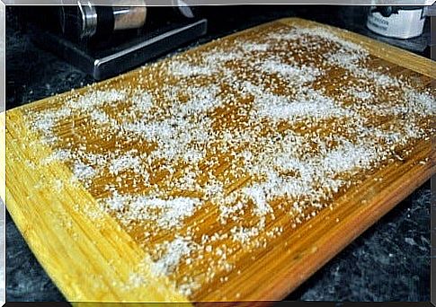 Clean the cutting board