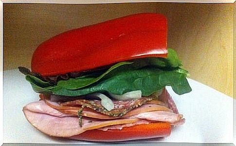 Bell Pepper Sandwich