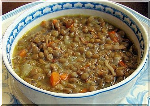 Soup lentils