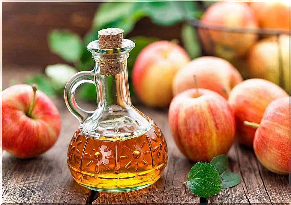 Apple cider vinegar can be used in homemade facial toner