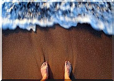 At the beach